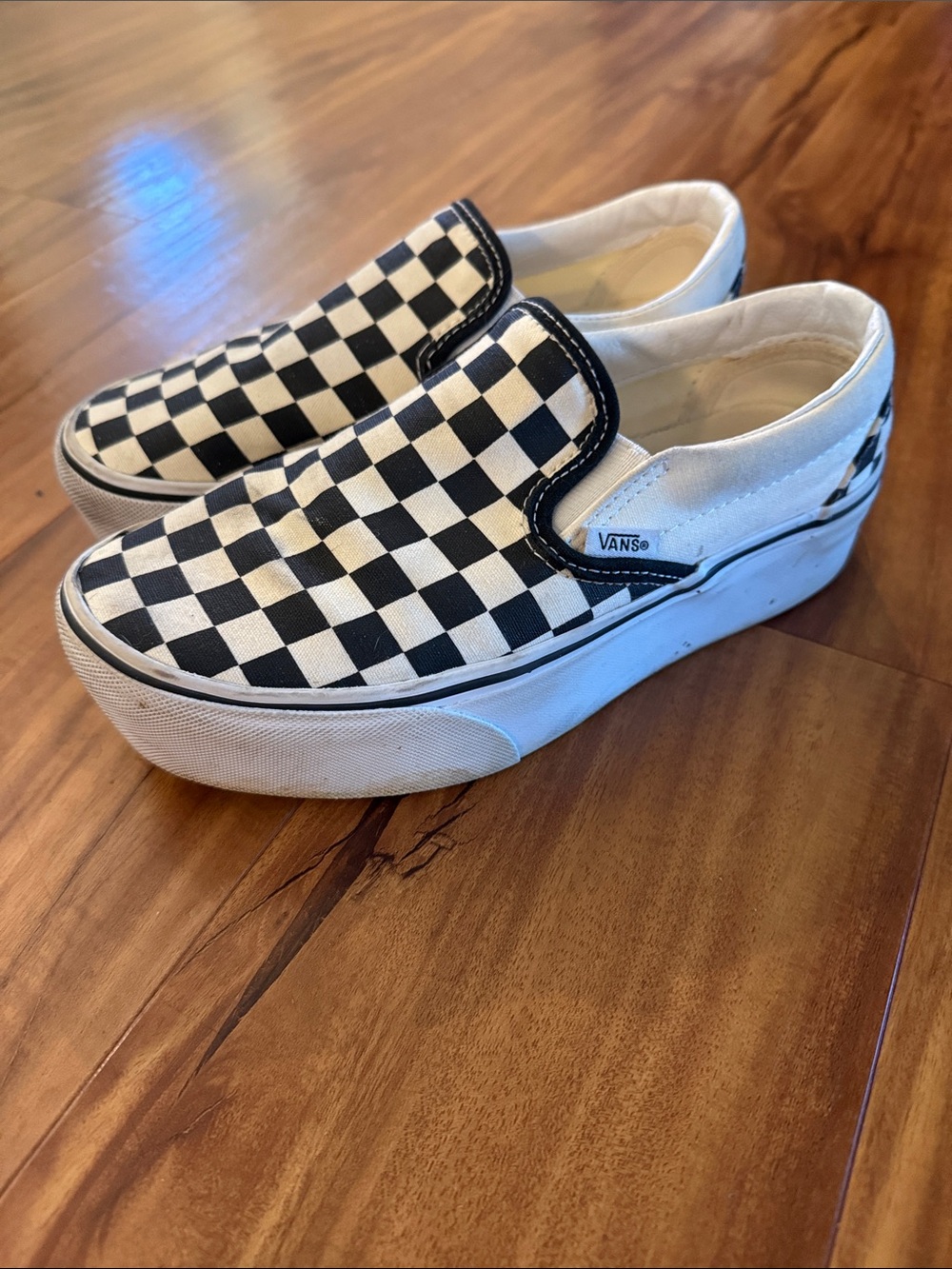 Vans Classic Checkerboard Slip-On - size 6.5